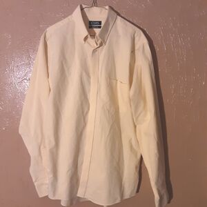 Chaps Men's Cream Dress Shirt